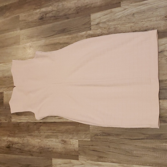 TOMMY HILFIGER CLASSIC SHEATH DRESS BLUSH PINK WITH GOLD BUTTONS SZ 6 - Picture 5 of 15